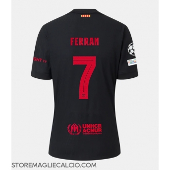 Barcelona Ferran Torres #7 Maglia Gara Trasferta Repliche 2024-25